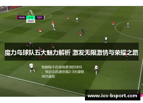 魔力鸟球队五大魅力解析 激发无限激情与荣耀之路